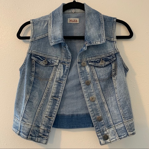 Mudd Jackets & Blazers - Mudd denim vest (S)